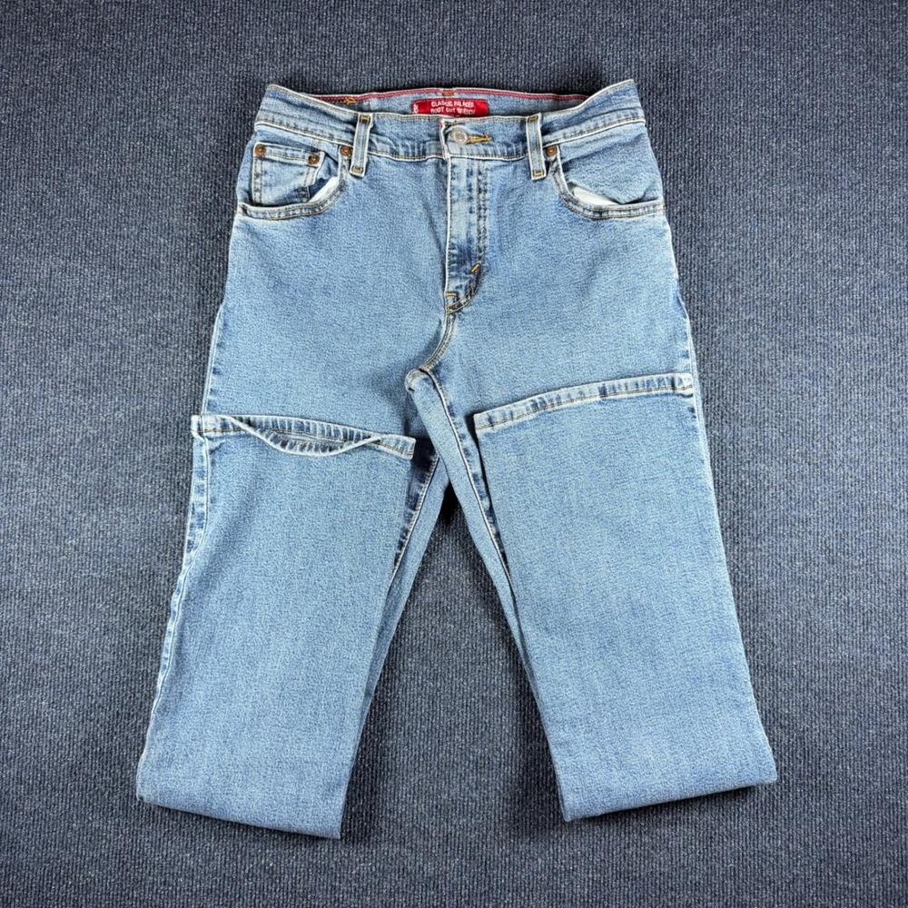 Levi's 518 Classic Relaxed Root Cut Stretch Jeans Medium Wash W28 L31